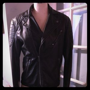 Cool black pleather jacket